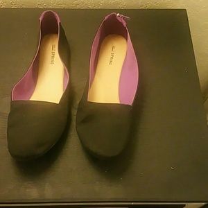 Call it Spring black canvas shoes size 11